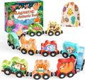 Toys for Toddlers, 11 Magnetic Wooden Animals Train Set, Montessori Toys for Toddlers, Learning Activities, Sensory Activities for Kids, Birthday Gifts for Boys, Girls
