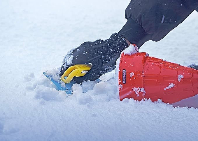 Superio Sand Castle, Beach Snow Toys for Kids – Snow Brick Maker, Snow Fort Building Kit Block, Perforated and Tower Shaper, Trowel, Snowball Maker