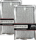 Air Filter Factory Grease Filter PFILB002MRFO Replacement For Sharp Microwave 12-Layer Aluminum Grease Filters 2-Pack