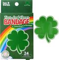 BioSwiss Bandages, 4 Leaf Clover Shaped Self Adhesive Bandage, Latex Free Wound Care, Fun First Aid Kit Supplies for Kids and Adults, 24 Count