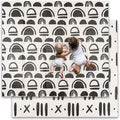 JumpOff Jo - Extra Large Waterproof Foam Padded Play Mat for Infants, Babies, Toddlers, Play Pens & Tummy Time, Foldable Activity Mat, 77 x 70 x 0.6 inches