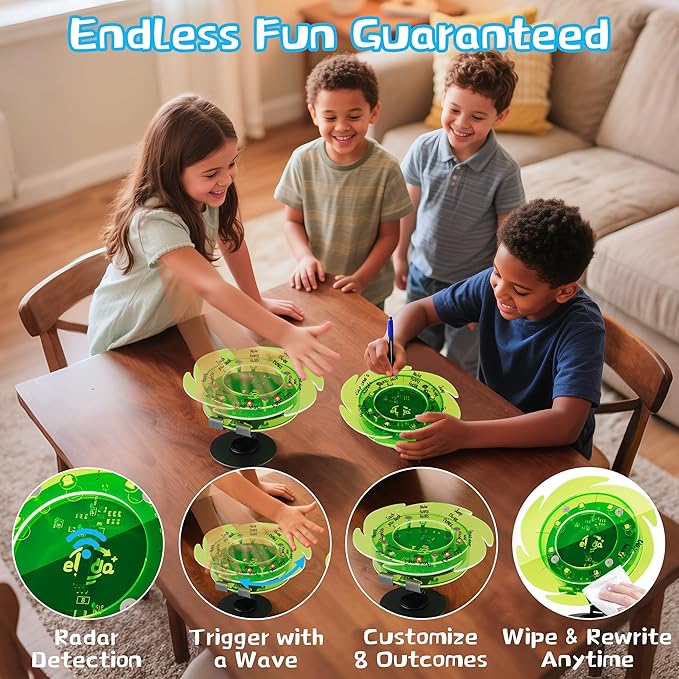 STEM DIY Toys Hand Assembly Electronic Spin The Wheel | Science Craft Kit for Kids Ages 8-9-10-11-12-13-14-15+ Years Old | Educational Gifts for Boys&Girls | Video Guide (Fire Wheel-Rumble Meow)