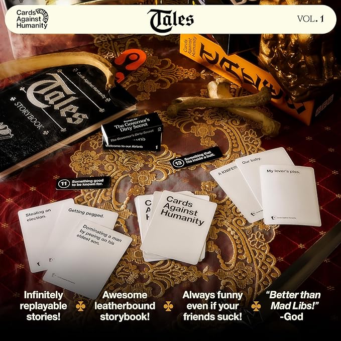 Cards Against Humanity Tales Vol. 1 • A Horrible Fill-in-The-Blank Story Game to Play with Your CAH Cards