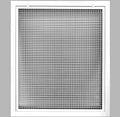 HVAC Premium 20" x 30" Cube Core Eggcrate Return Air Filter Grille for 1" Filter - Aluminum - White [Outer Dimensions: 22.5" x 32.5]
