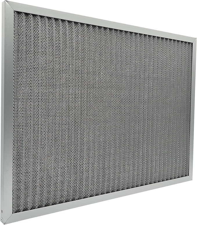 Washable Air Filter(16" x 25" x 1"), Aluminum Electrostatic Air Filter for Furnace and Central Air Conditioner