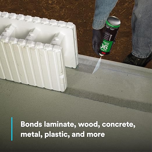 3M Hi-Strength 90 Spray Adhesive, Permanent, Bonds Laminate, Wood, Concrete, Metal, Plastic, Clear Glue, Net Wt 12.23 oz