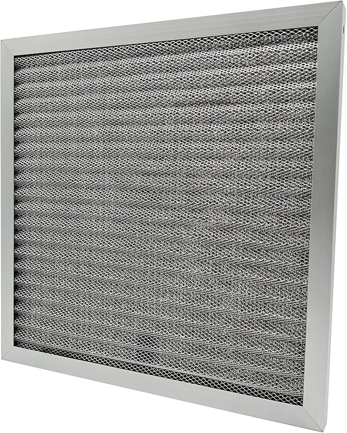 Washable Air Filter(12" x 12" x 1"), Aluminum Electrostatic Air Filter for Furnace and Central Air Conditioner