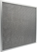 Washable Air Filter(24" x 24" x 1"), Aluminum Electrostatic Air Filter for Furnace and Central Air Conditioner