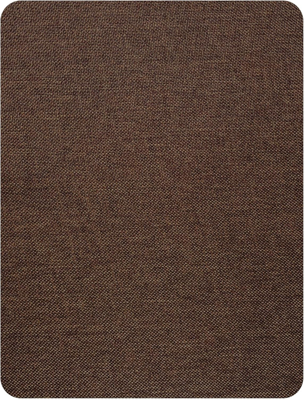 KING MOUNTAIN Coarse Linen Repair Patches, Self-Adhesive Linen Fabric Patches, 8X11 inch, Multi Color, Can be Used for Linen Sofa Repair and Linen Clothes Repair(8" x 11",Coffee Brown)