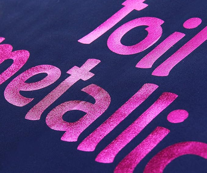 Threadart Metallic Foil Spectrum Heat Transfer Vinyl Film | Custom Cut Roll 20" Wide by The Yard | Compatible with Venture Explore and Maker, Silhouette Cameo, & Large Format Cutters