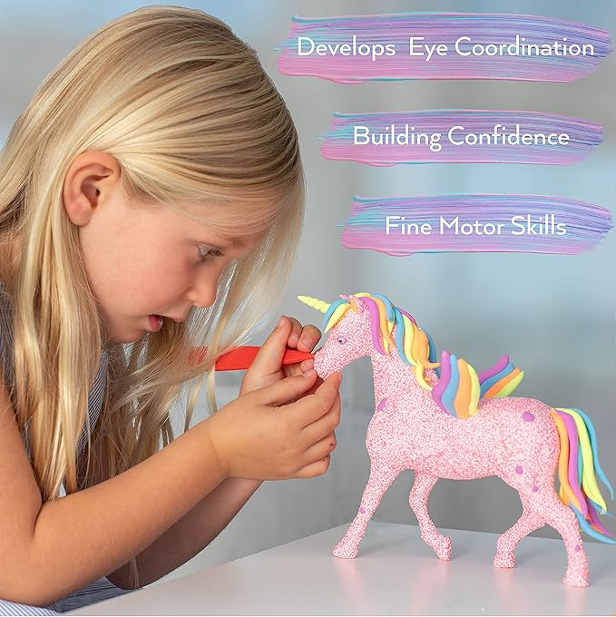 TOYLI Unicorn Modeling Art Kit - Unicorn Crafts for Kids 4-6
