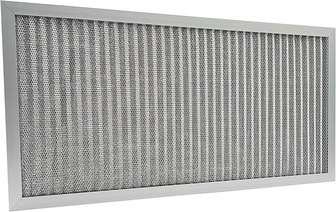 Washable Air Filter(12" x 24" x 1"), Aluminum Electrostatic Air Filter for Furnace and Central Air Conditioner