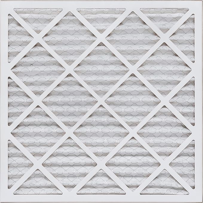 Aerostar 25x25x1 MERV 11 Air Filter, Pleated AC Furnace HVAC Filters (24.5x24.5x0.75), for Allergies Asthma Dust Pet Dander Smoke Bacteria Viruses, MPR 1500 FPR 10, USA, 6 Pack