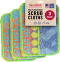 Wet-It Skrubba Non-Scratch Scouring Pad – European Scrubby Sponge for Kitchen Cleaning, Pots, Pans, Glass & Cookware – Durable Reusable Pad with Fun Chicken Design