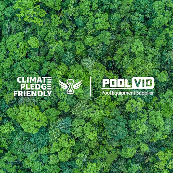 Poolvio Professional Swimming Pool Vacuum Cleaner Hose -1.5” 8 Piece Hoses for Pool Vacuum Extension/Replacement - Compatible with all Major Automatic Swimming Pool Cleaners