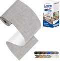 KING MOUNTAIN Linen Repair Patches, Self-Adhesive Fabric Patches, 4 X 63 inch Extra Size, Multi Color, Can be Used for Sofa Repair and Linen Clothes Repair (Light Grey 2.0)