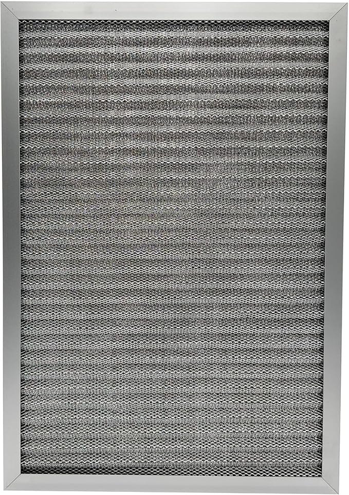 Washable Air Filter(14" x 25" x 1"), Aluminum Electrostatic Air Filter for Furnace and Central Air Conditioner