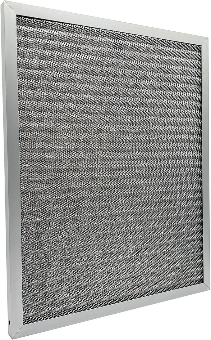 Washable Air Filter(16" x 20" x 1"), Aluminum Electrostatic Air Filter for Furnace and Central Air Conditioner