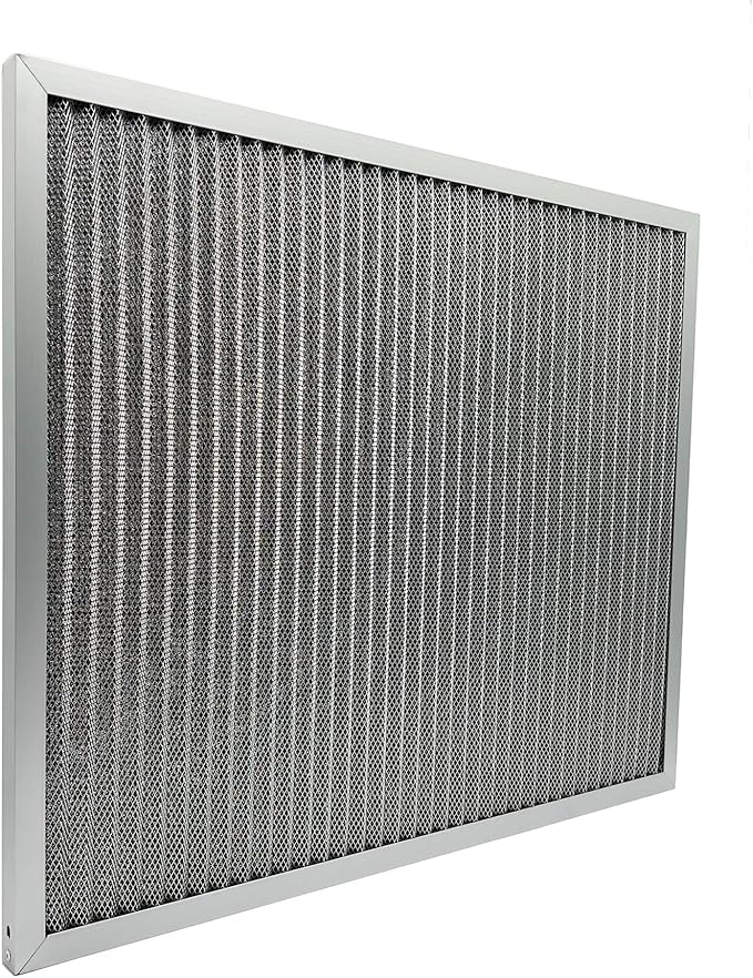Washable Air Filter(20" x 25" x 1"), Aluminum Electrostatic Air Filter for Furnace and Central Air Conditioner