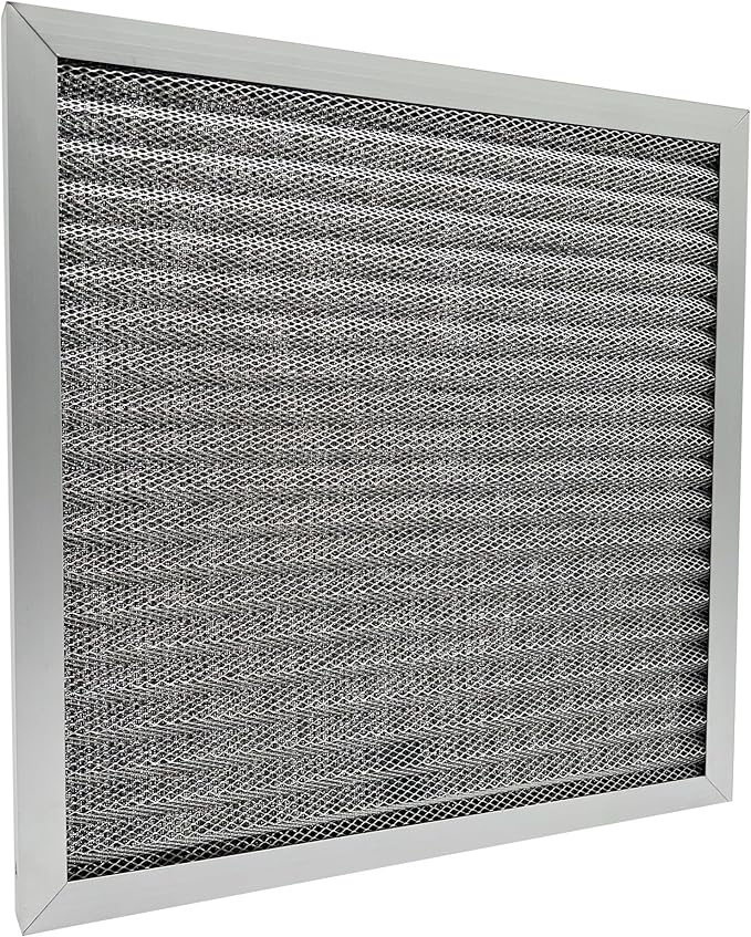Washable Air Filter(10" x 10" x 1"), Aluminum Electrostatic Air Filter for Furnace and Central Air Conditioner
