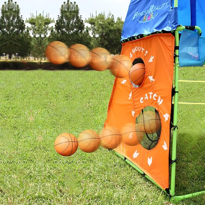 Explorer Adventure Climbing Fort with Platform, Playground Slide and Play Tent, Outdoor Jungle Gym for Backyard, Kids Ages 3-10 (8631)