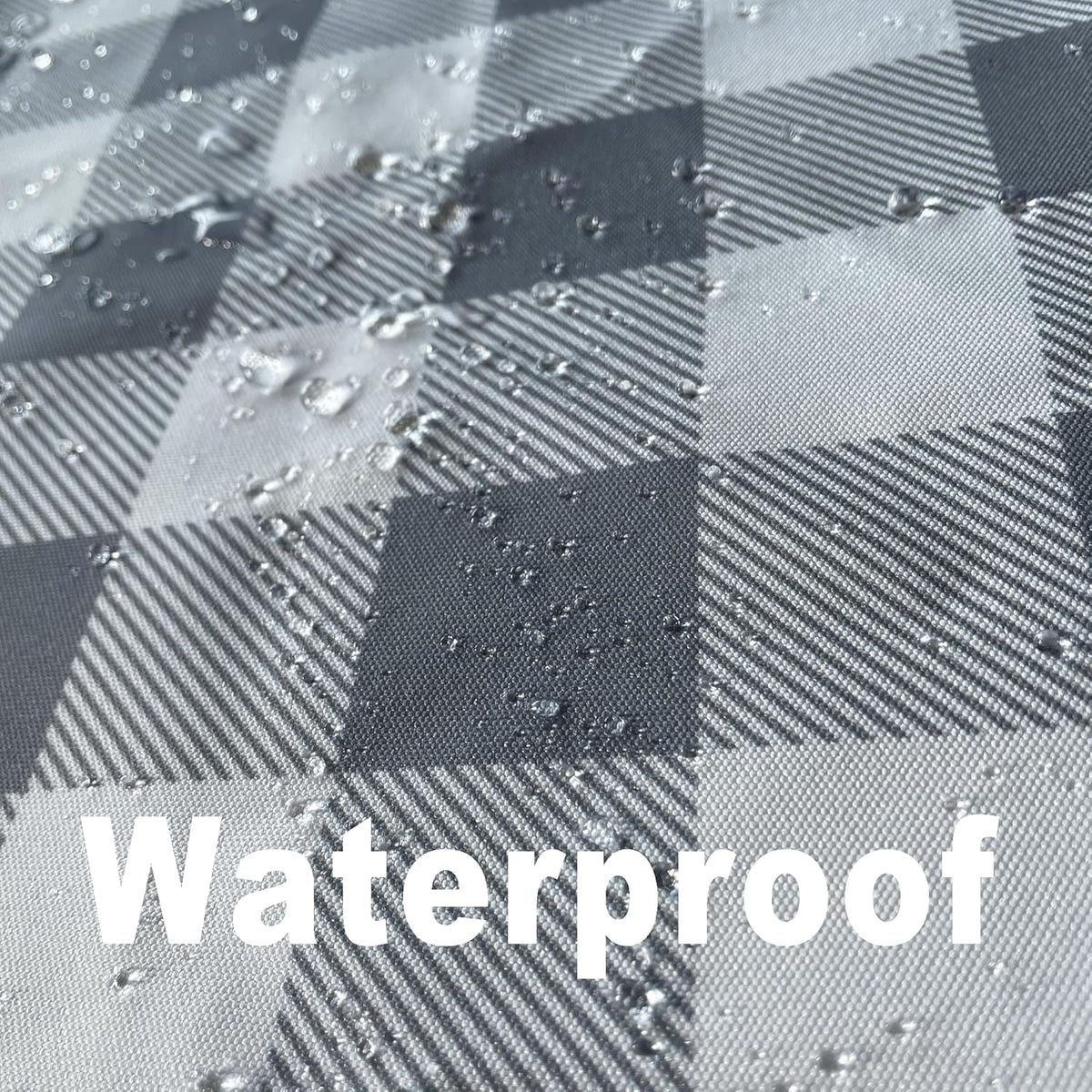 Classic Gingham Tablecloth Fabric - Oblong 58x120 Water Resistant Chequered Pattern Table Cloth for Indoor/Outdoor Use - Tabletop Cover for Birthday, Picnics, Gardens, and Parties