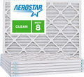 Aerostar 16 x 30 x 1 MERV 8, Pleated Air Filter, 16 x 30 x 1, Box of 6, Made in the USA