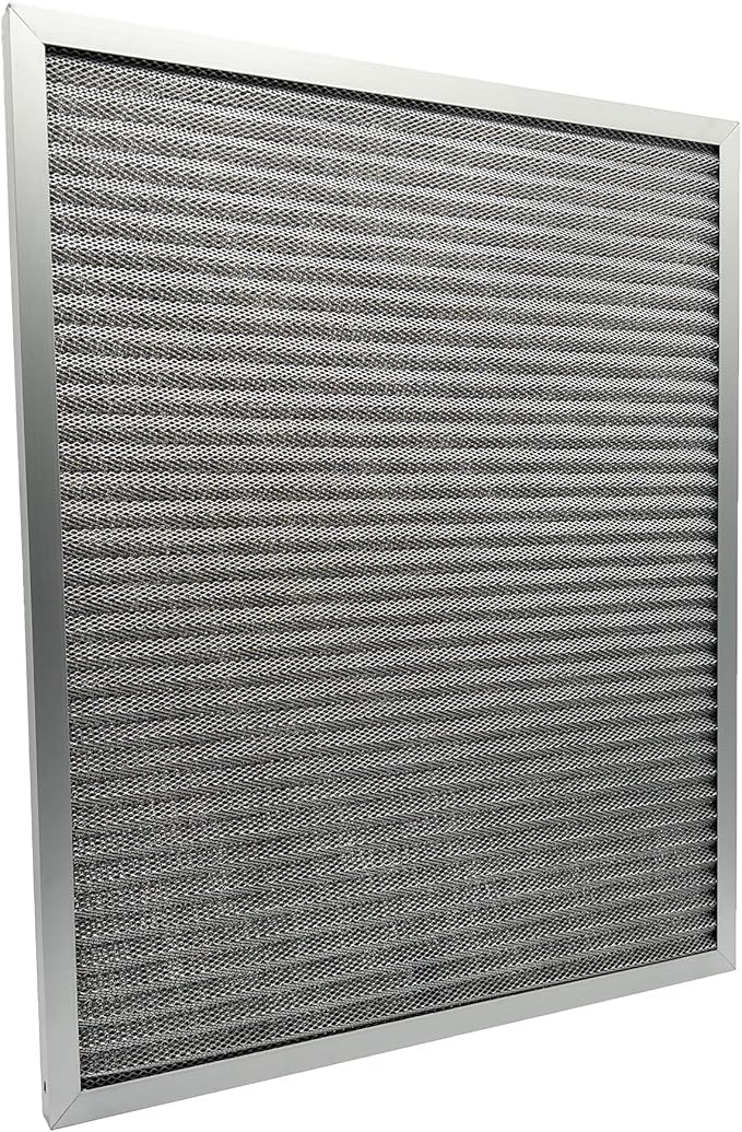 Washable Air Filter(20" x 24" x 1"), Aluminum Electrostatic Air Filter for Furnace and Central Air Conditioner