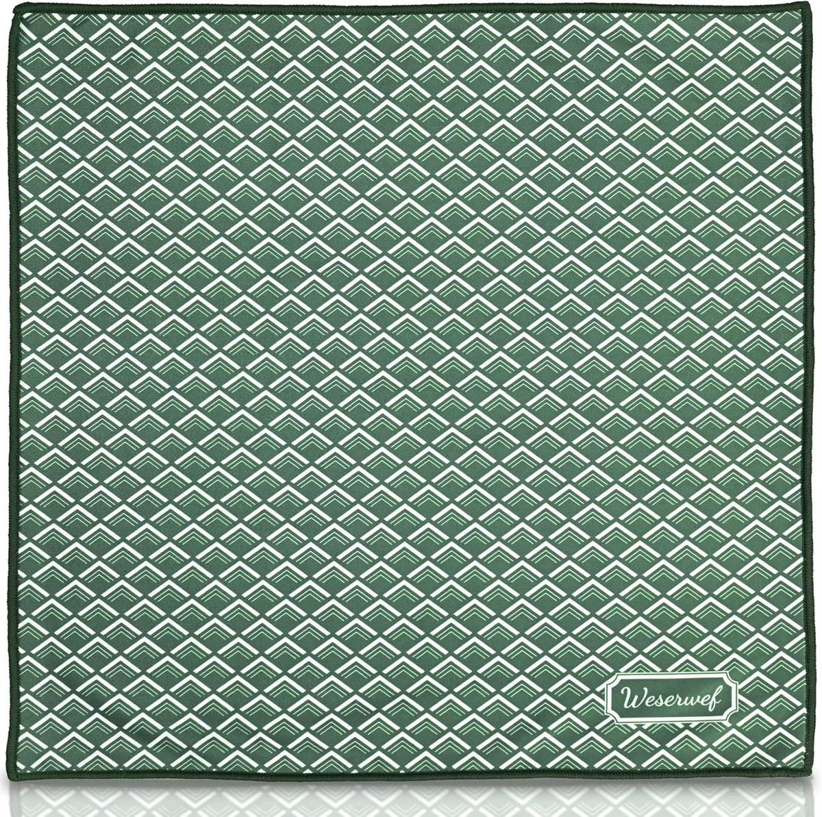 WESERWEF Design Microfiber Glasses Cleaning Cloth – Premium Cleaning Cloth for Eyeglasses, Screens, Tablets, Cameras & Lenses, 12" x 12", Ultra-Soft & Scratch-Free (Wave)